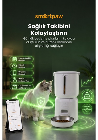 Fresh Feeder Akıllı Otomatik Mama Kabı Distribütör Garantili