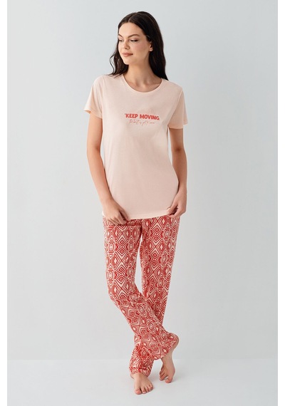Arnetta Kadın Pembe Pijama Takım Pembe