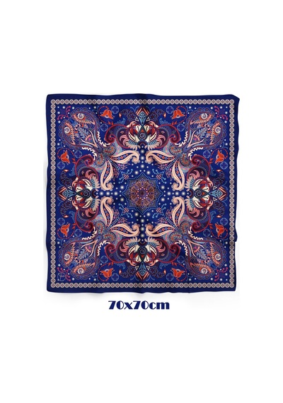 Binbir Gece 70 70cm Bandana/fular Çok Renkli