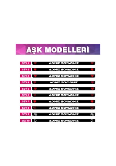 2 Adet Kişiye Özel İsimli Plakalık