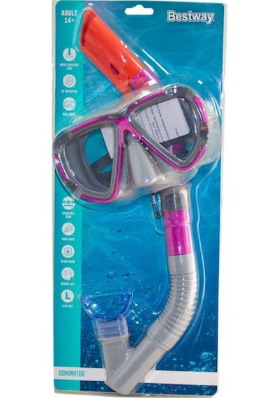 Bestway Vakumlu Snorkel Maske Set Bw24029 Çok Renkli