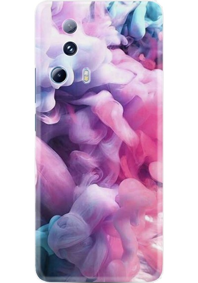 Xiaomi 13 Lite Kılıf Resimli Desenli Baskılı Silikon Pink Cloud 1305