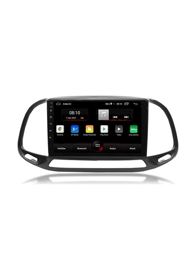 Exvol Fiat Doblo 2015+2022 Android 4gb/64gb Multimedya Carplay 9 İnc Hd Ips Ekran + Park Kamerası Hediyeli 9"