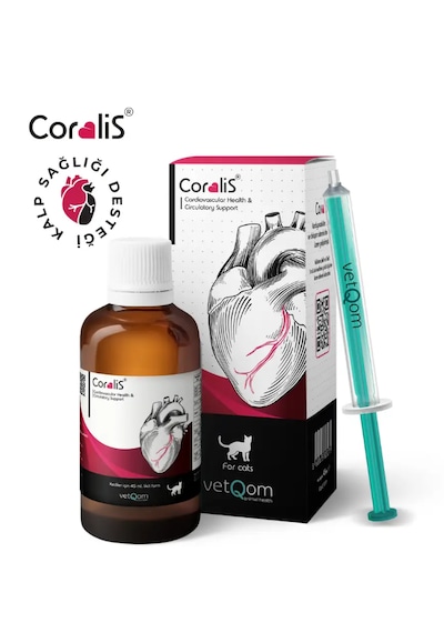 Vetq0m Coralis Kedi Cardiac Health Kalp Sağlığı 45 Ml.