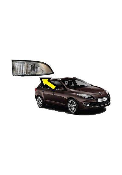 Renault Megane 3 - Fluence - Latitude Ayna Sinyali Sol Yolcu Tar