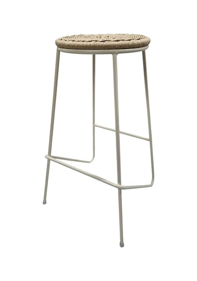 Stilera Bar Taburesi Rattan Krem