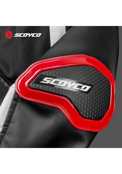 Scoyco Jk152- 4 Mevsim Mont Kırmızı/siyah