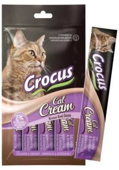 Crocus Somonlu Ve Karidesli Krema Kedi Ödülü 4 15 Gr