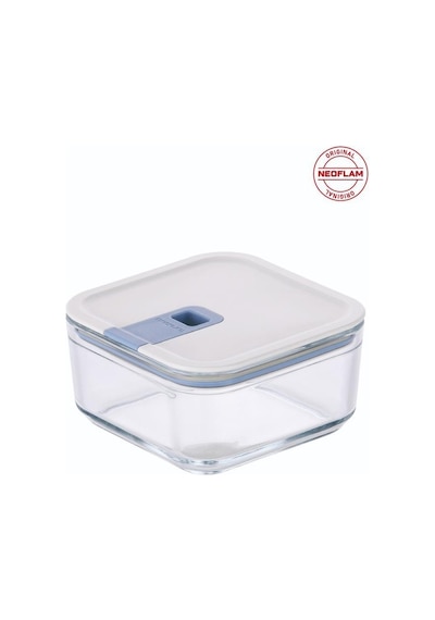 Neoflam Perfect Seal Kare Cam Saklama Kabı Bej 720 ML Bej