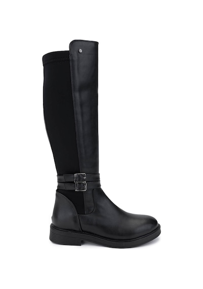 Tamer Tanca Kadın Vegan Siyah Casual Çizme 1065 39-6005 Bn Czm Sk24-25 Sıyah Cılt Siyah
