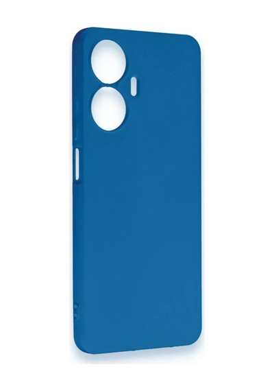 Realme C55 Kılıf First Silikon - Mavi 0.2M-Çok Renkli
