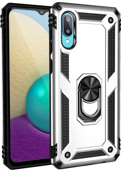 Galaxy A02 Kılıf Zore Vega Kapak Gri