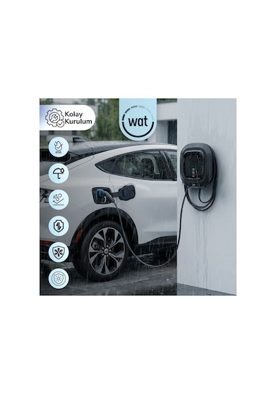 Wat Mobilite Aw 7,4 Kw Basic Elektrikli Araç Şarj İstasyonu 22 KW