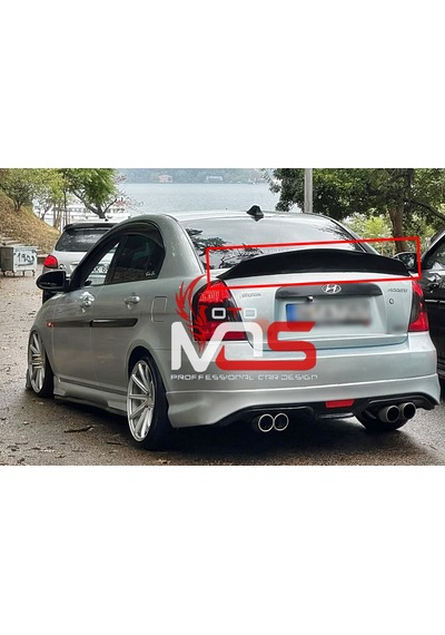 Hyundai Accent Era Msport Spoiler Fiberglass Boyasız