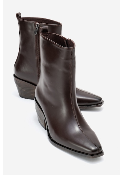 Luvishoes Luvi Shoes Lexıa Kahverengi Cilt Hakiki Deri Kadın Western Bot Kahverengi