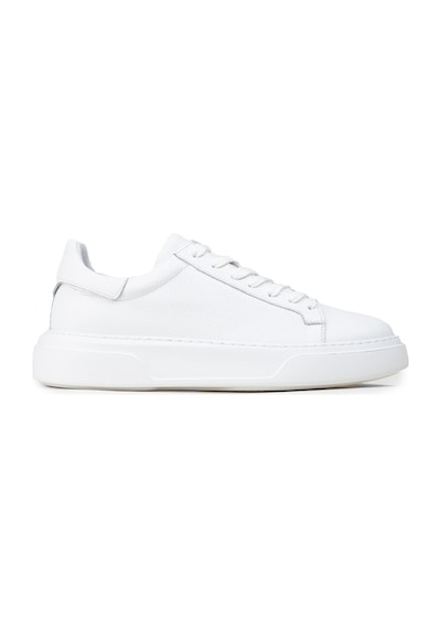 Deery Erkek Hakiki Deri Beyaz Sneaker Ayakkabı - 04651mbyze01