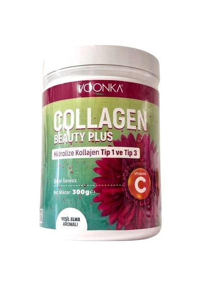 Voonka Collagen Beauty Plus Yeşil Elma Aromalı 300 Gr