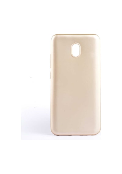 Kilifone - Xiaomi Uyumlu Redmi 8a - Kılıf Mat Renkli Esnek Premier Silikon Kapak - Gold