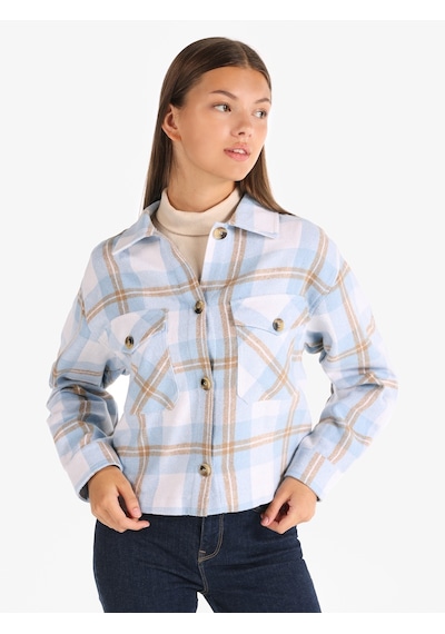 Colin's Colins Regular Fit Mavi Kadın Uzun Kol Gömlek Cl1066876 Mavi