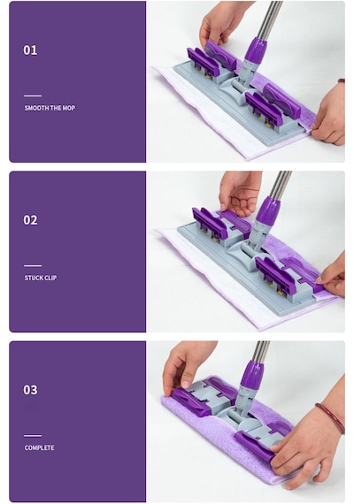 Mioclean Pratik Mop Temizleyici Mor