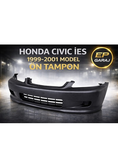 Honda Civic İes 1999-2001 Model Uyumlu Makyajlı Kasa Ön Tampon Euro Civic Uyumlu