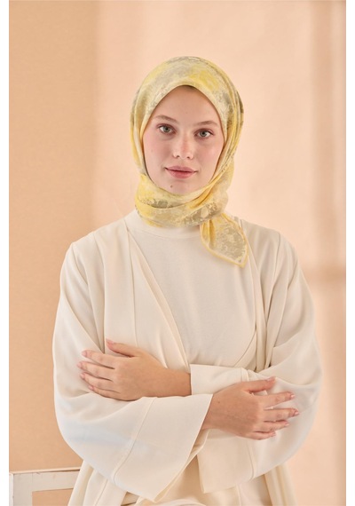 Silk Home Soft Eşarp 73095-11 Sarı, Butter Yellow, Limon Küfü