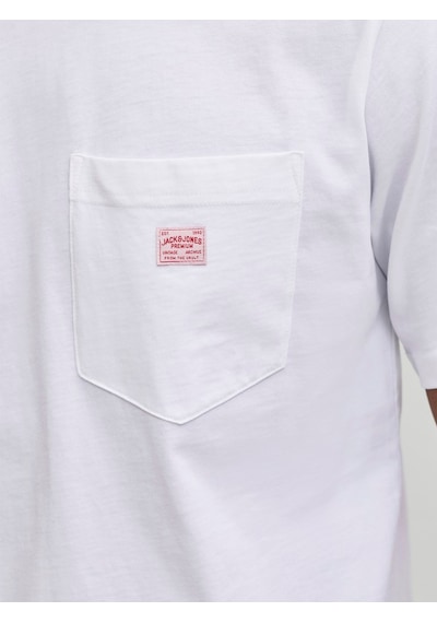 Jack & Jones Caleb Erkek Beyaz Tişört 12293019-bw
