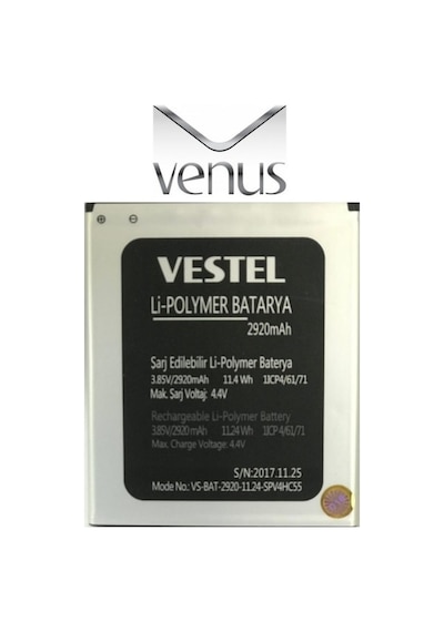 Senalstore Vestel Uyumlu Venüs V3 5530 Pil Batarya Vs-bat-2920-11.24 İthal