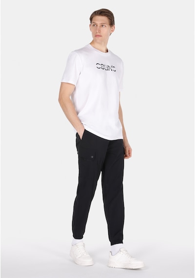 Colin's Colins Comfort Fit Yuvarlak Yaka Düz Erkek Beyaz Kısa Kol Tişört Cl1074516 Cl1074516 Q1.v2 Wht Beyaz
