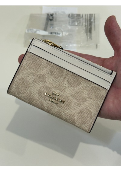 Coach Mini Id Skinny Case Kartlık-cüzdan Krem