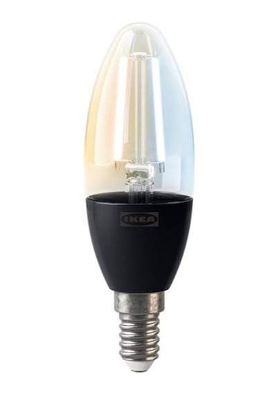 Ikea Kajplats Led Ampul E14, Işık Rengi: Ayarlanabilir Beyaz Tonları, 470 Lm