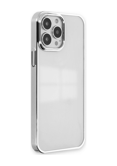 Apple iPhone Uyumlu - 14 Pro Max Kılıf Element Silikon - Gümüş