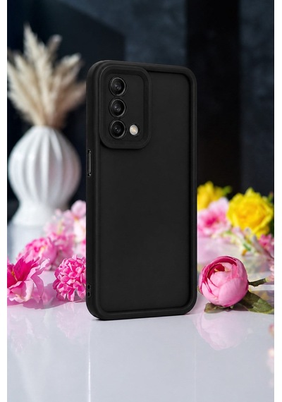 Oppo A74 4g Uyumlu Kamera Çıkıntılı Mat Silikon Telefon Kılıfı