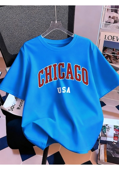 Noıssey Urban Pop Graphic Kadın Tişört Koleksiyonukod 5223 Bebe Mavi