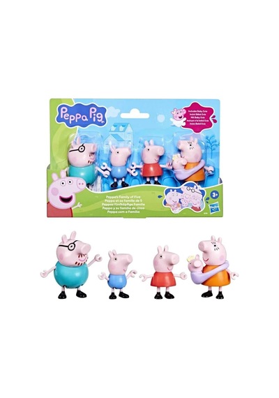 G0506 Peppa Pig Ve Ailesi 5li Figür Seti +3 Yaş - 1 Adet - Grsy-901528