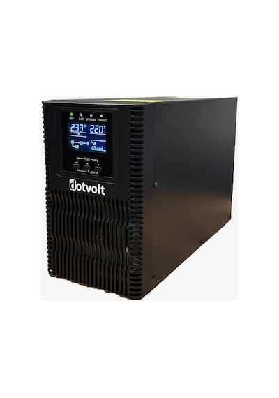 Dotvolt Mn Plus 1kva 2x12v/9ah 1f/1f Online Ups