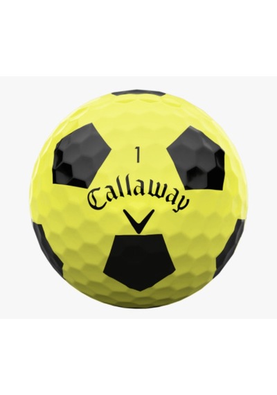 Callaway Erc Yumuşak Golf Topu Sarı Siyah - 3'lü Karışık