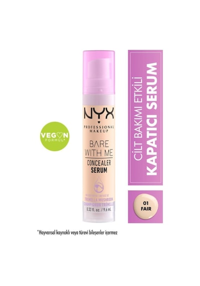 NYX Professional Makeup Bare With Me Kapatıcı Serum 01 Fair