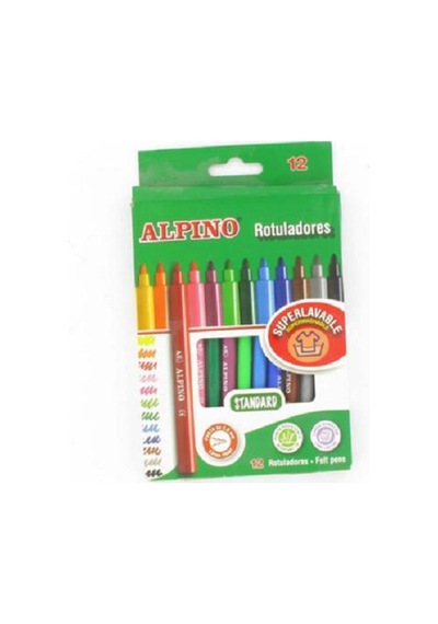 Alpino Keçeli Boya Kalemi 12 Renk Ar001002