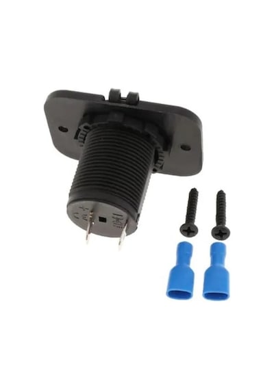 Oto Çakmak Fiş Çakmaklık Dişi Pano Tip 30Mm Şase Monteli 1 Adet N11.169