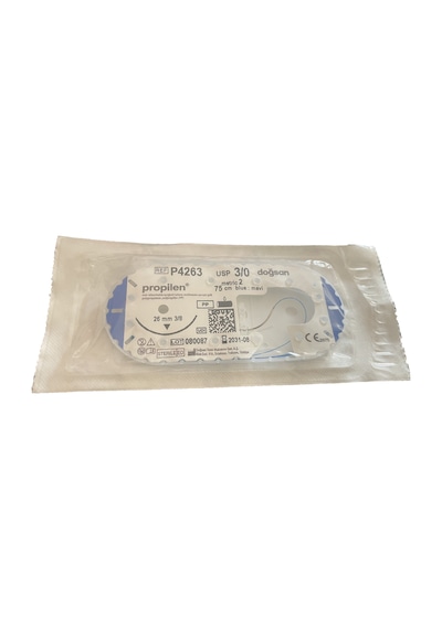 Doğsan Propılen 3/0 26mm 3/8 75cm Keskın 1 Adet