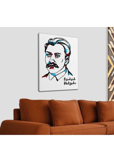 Friedrich Nietzsche Dekoratif Kanvas Tablo 1240