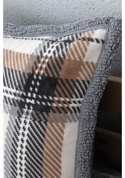 Merinos Comforter Çift Kişilik Yorgan Seti - Kahverengi