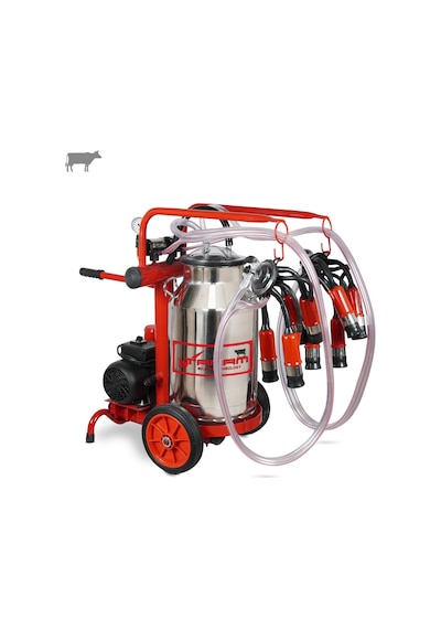 Tamam Ecomini İkili İnek Süt Sağma Makinesi Paslanmaz Güğüm-kauçuk Kuru -3200