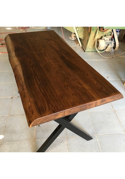 Bintaşmobilya Kütük Ağaç Masa-130X75.Cm