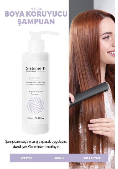 Sisteme 11 Boya Koruyucu Şampuan 250 Ml Boyalı