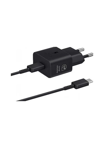 Samsung Uyumlu Ep-t2510x 25w Type C Kablolu Hızlı Şarj Cihazı Siyah A