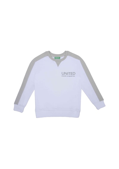 United Colors Of Benetton Benetton Erkek Çocuk Sweatshirt Bnt-b21606 Beyaz