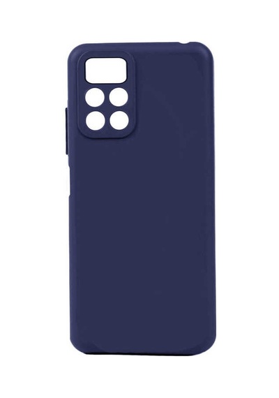 Noktaks - Xiaomi Uyumlu Xiaomi Redmi Note 11s Global - Kılıf Mat Soft Esnek Biye Silikon - Lacivert