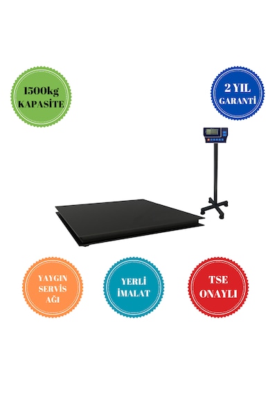 F34-150x150-1500kg Platformlu Baskül